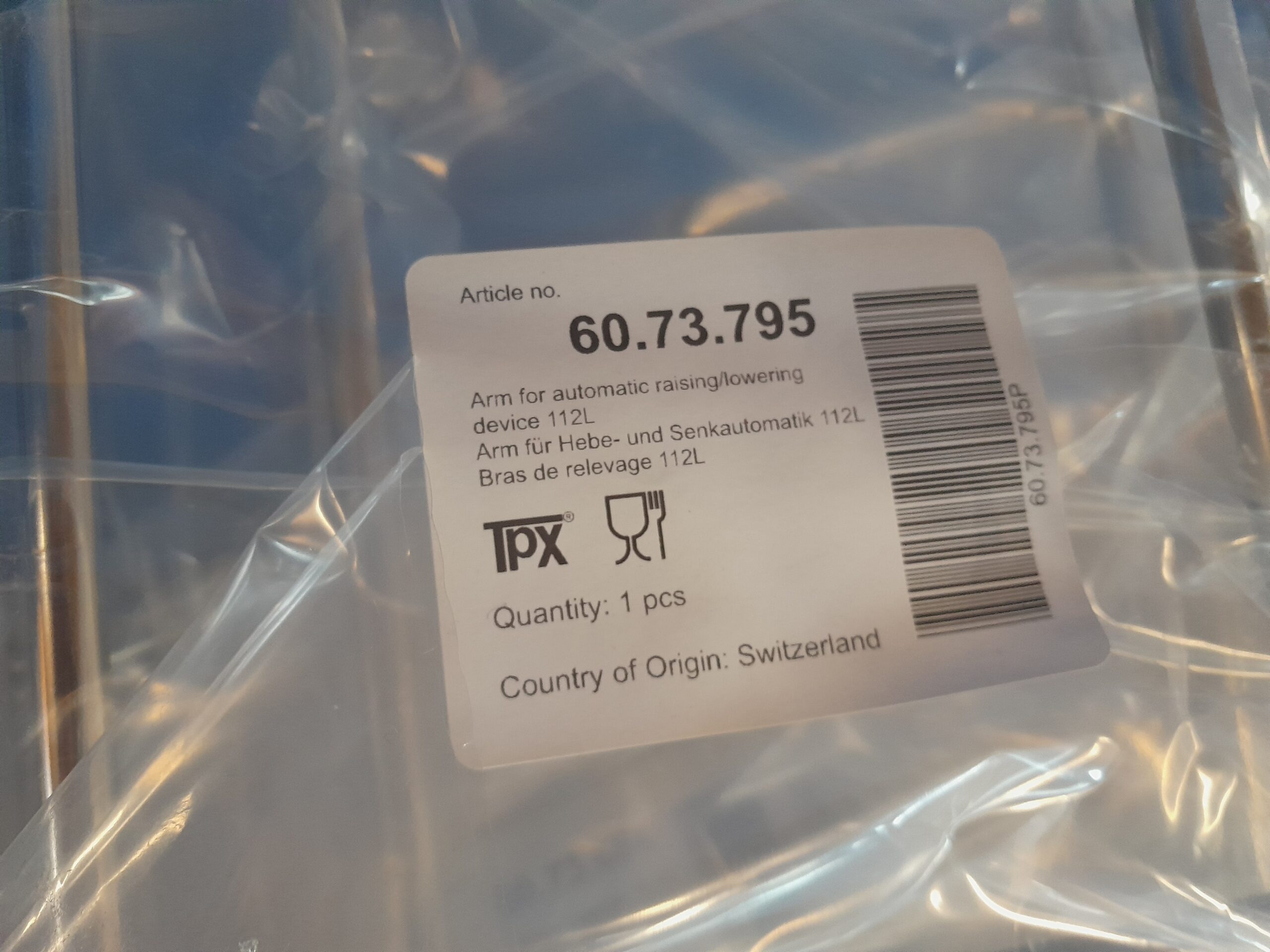 Rational VCC 112L Arm für die Hebe- und Senkautomatik (AutoLift) NEU ovp – Bild 2