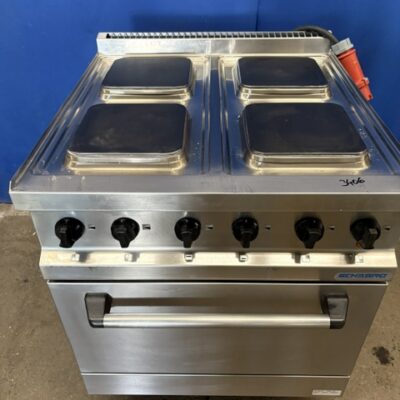 Herd 4 Platten SCHÄGRO MBE70 400 V mit Backrohr