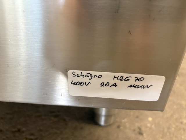 Herd 4 Platten SCHÄGRO MBE70 400 V mit Backrohr – Bild 4
