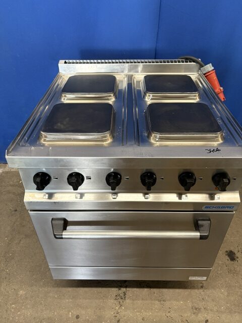 Herd 4 Platten SCHÄGRO MBE70 400 V mit Backrohr