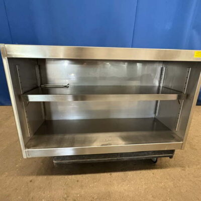 Hängeschrank Edelstahl 100x40x60 cm offen