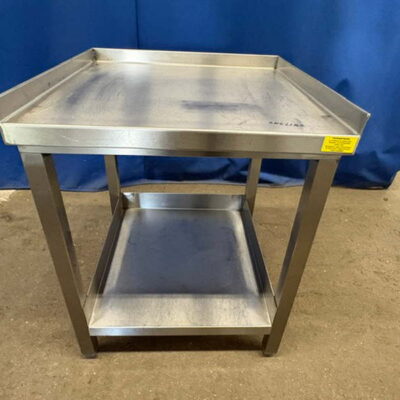 Arbeitstisch Edelstahl 63x62x82 cm Unterbau Ablage