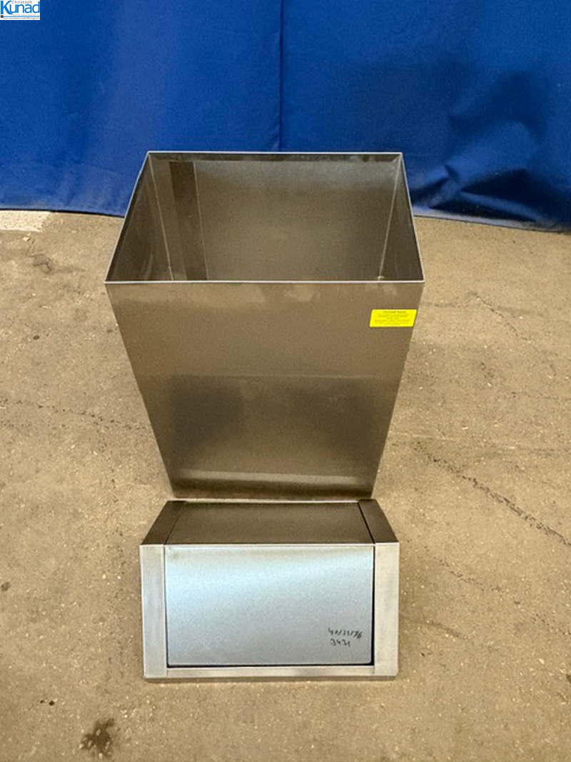 Abfallbehälter Edelstahl 40x31x76 cm feuerhemmend 70 - 90 Liter – Bild 3