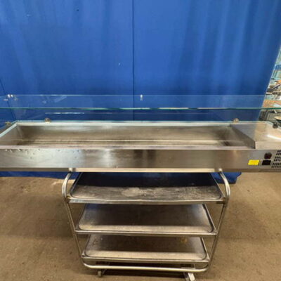 Kühlaufsatz KBS max. 9 x 1/4 GN Saladette 200x34x43 cm