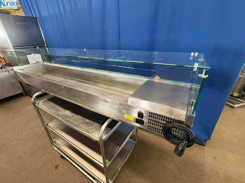 Kühlaufsatz KBS max. 9 x 1/4 GN Saladette 200x34x43 cm – Bild 2