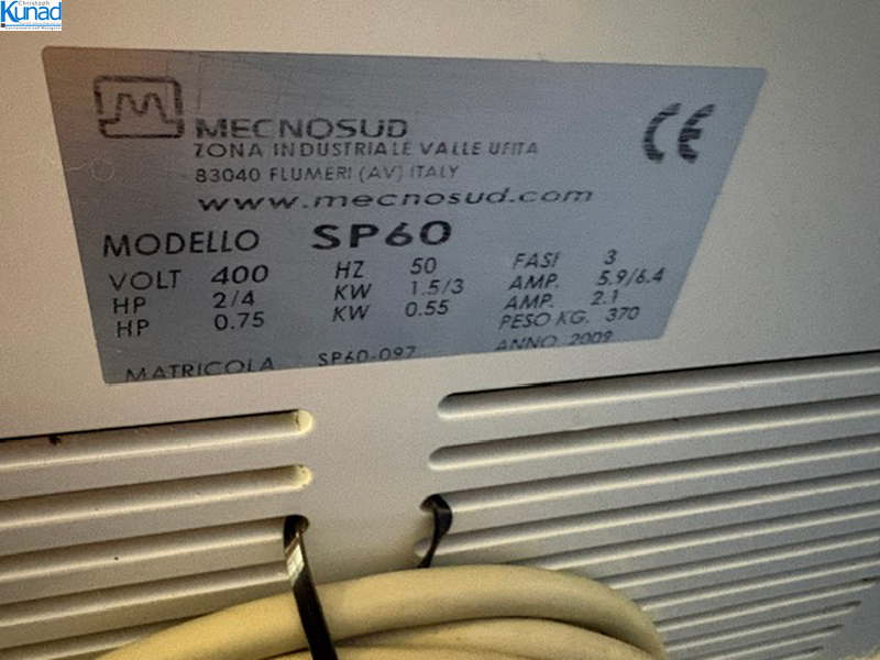 Teigkneter MECNOSUD SP60 für 60 kg Teig Teigmaschine – Bild 5