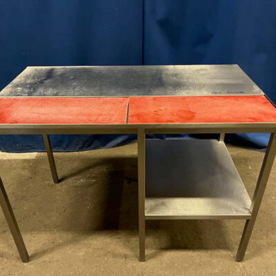 Zerlegetisch Edelstahl 123x70x86 cm