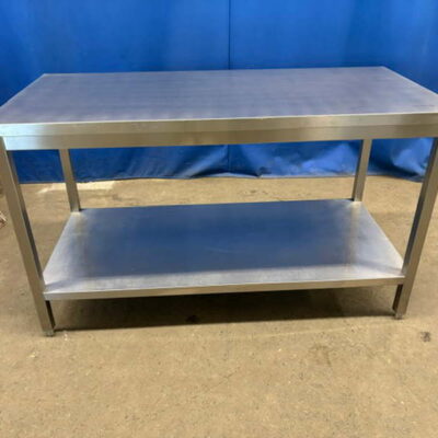 Arbeitstisch Edelstahl 150x70x86 cm