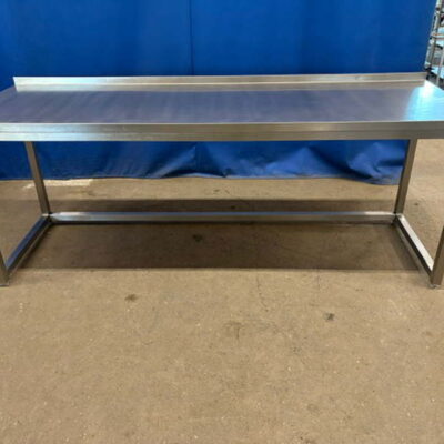 Arbeitstisch Edelstahl 220x70x86 cm