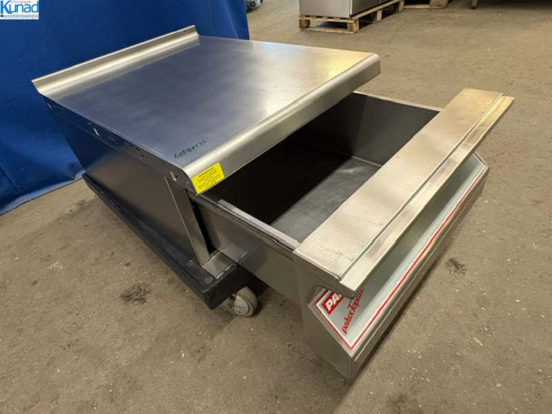 Arbeitsplatte mit Schublade Edelstahl PALUX TOPLINE 60x80x33 cm Neutralelement Lückenfüller – Bild 3