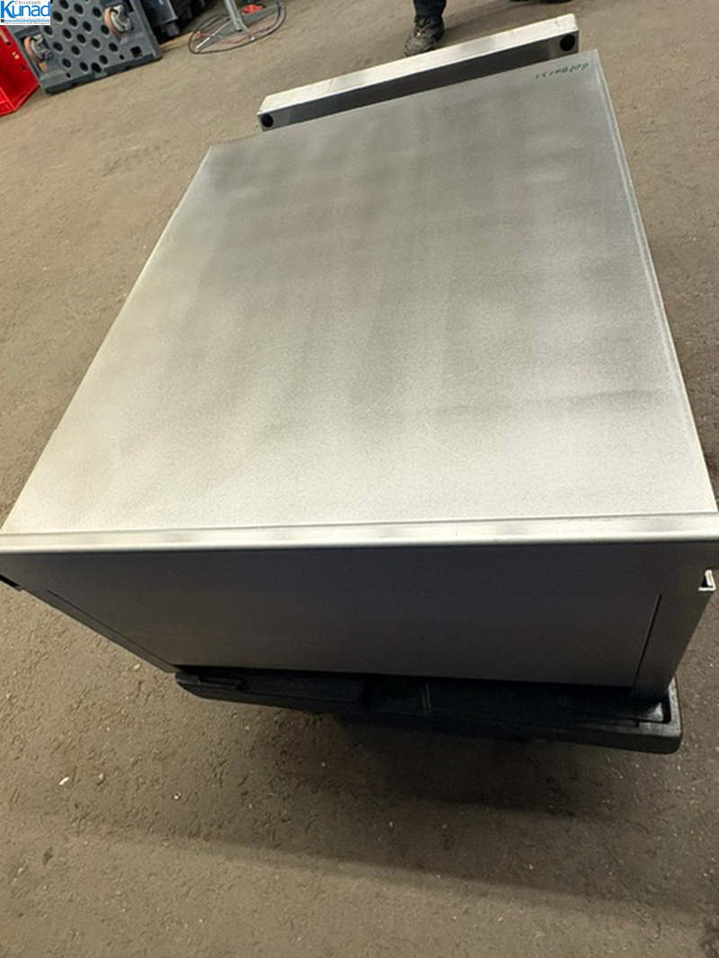 Arbeitsplatte mit Schublade Edelstahl PALUX TOPLINE 60x80x33 cm Neutralelement Lückenfüller – Bild 2