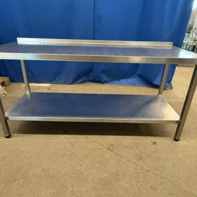 Arbeitstisch Edelstahl 180x70x86 cm