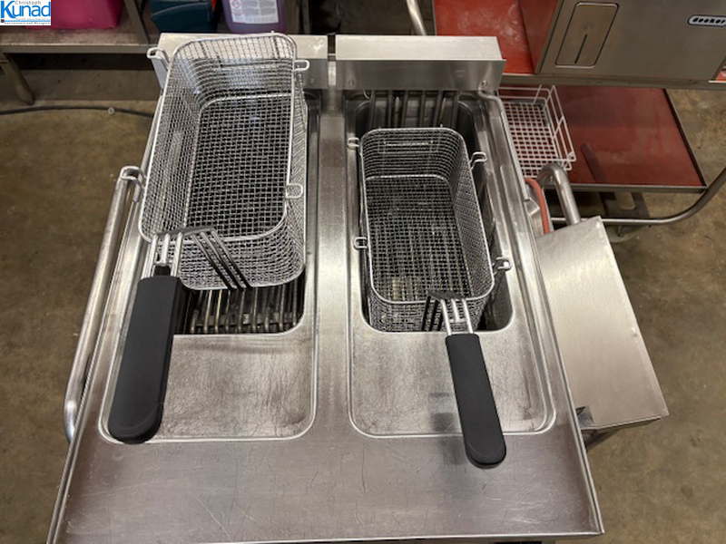 Fritteuse MKN London II 2 Becken für 2x12 l Tischmodell – Bild 2
