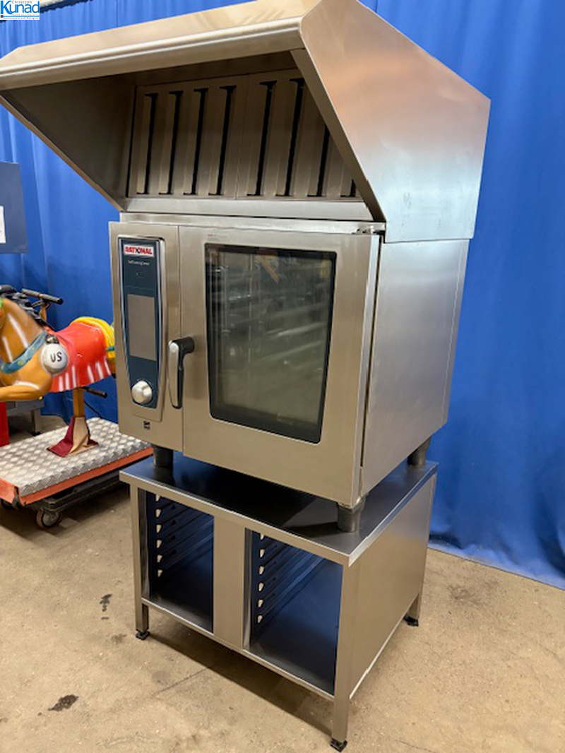 Kombidämpfer RATIONAL SCC61WE mit Ultra-Vent Abzugshaube Kombination mit Unterbau – Topp Zustand – Bild 3