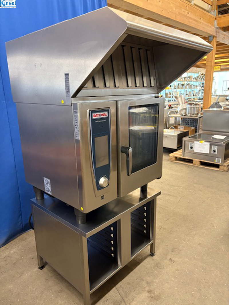 Kombidämpfer RATIONAL SCC61WE mit Ultra-Vent Abzugshaube Kombination mit Unterbau – Topp Zustand – Bild 2